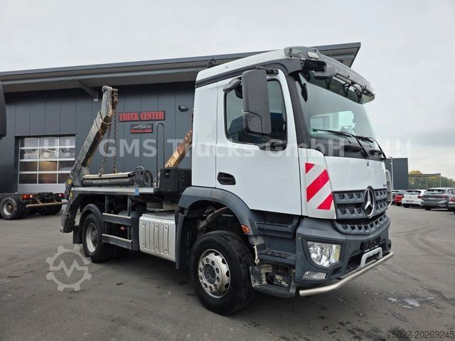 Skip truck MERCEDES-BENZ Arocs 1835 / Meiller FUNK Tele