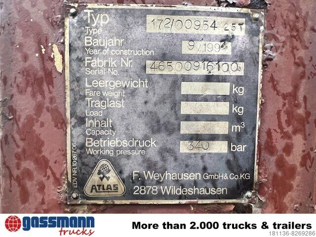 Roll-off tipper truck Atlas - Abrollanlage