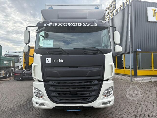 Koffer DAF ELEKTRISCH + 32912 KM + 6X2 + LIFT/STUUR AS + R...