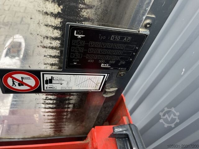 Stand-on stacker Linde D10AP