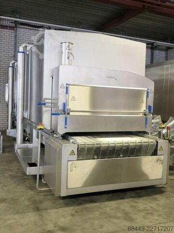 Linear oven 3 tiers, Type COO1350x6000 Provisur Hete-lucht-tunnel 3 laags, COO1350x6000