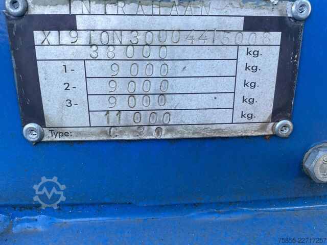 Containertransport Haan C30 20 FT Tipper-Kipper / Compressor / NL Trailer