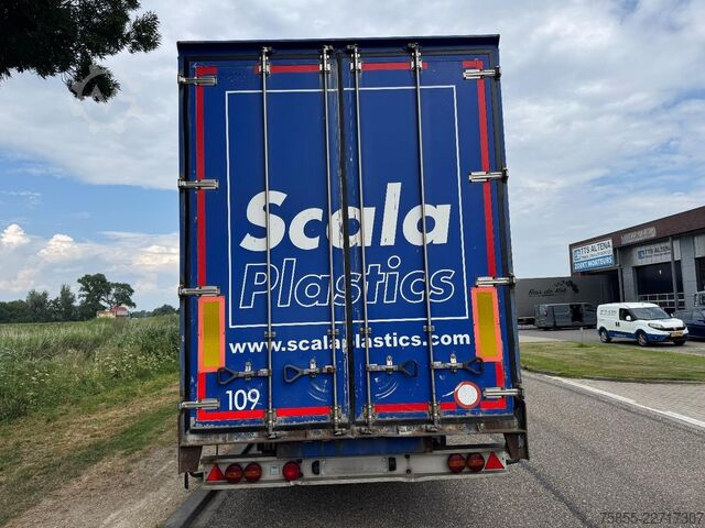 Semi-Tieflader Meert Semi Curtainside / SAF / Double Tires