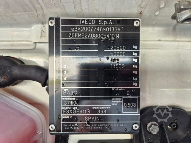 Standard tractor unit IVECO X-Way AS440X50T/P ON+ Hydraulik Intarder Cam