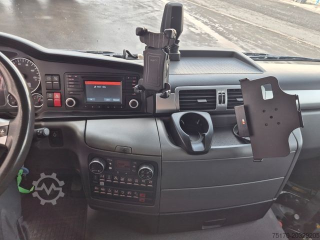 Flatbed truck with tarp MAN TGS 26.400 6x2-4 LL PK 34002-SH E+PJ 060 B Funk