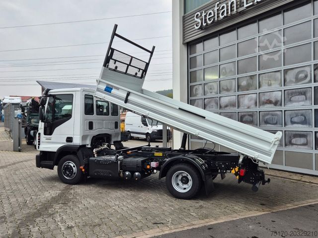 Tipper truck IVECO Eurocargo ML80E21 Meiller Kipper 2x AHK 3 Sitze