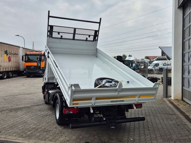 Tipper truck IVECO Eurocargo ML80E21 Meiller Kipper 2x AHK 3 Sitze