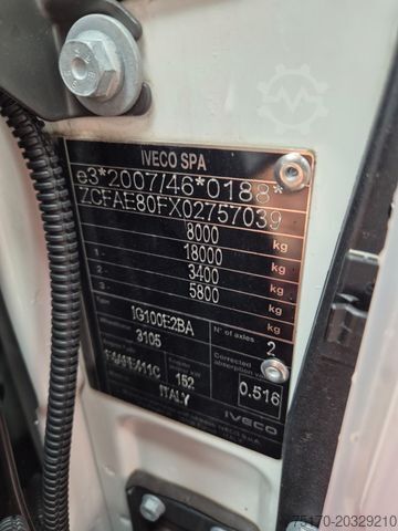 Kipper LKW IVECO Eurocargo ML80E21 Meiller Kipper 2x AHK 3 Sitze