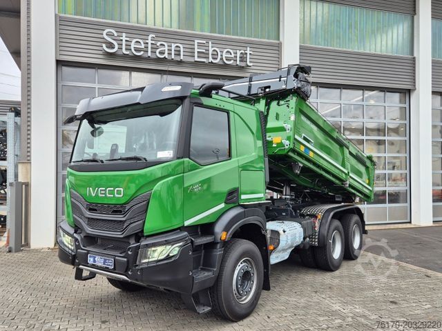 Three-sided tipper truck IVECO AT300X54Z HR OFF Bordmatik AHK Intarder