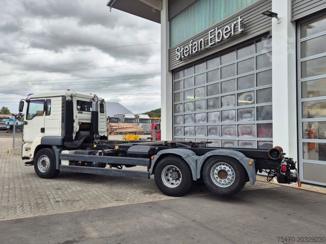 Roll-off tipper truck MAN TGA 26.440 6x2-2 BL Meiller RK 20.70 Bett