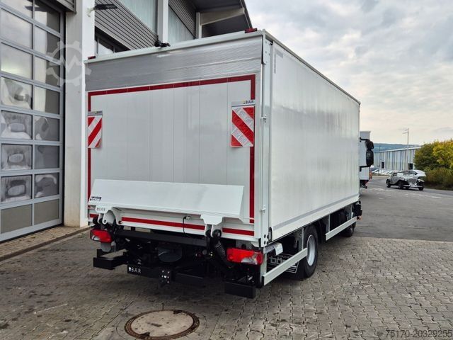 LKW mit Getränkeaufbau IVECO Eurocargo ML120EL25/P Böse Schiebeplanen LBW AHK
