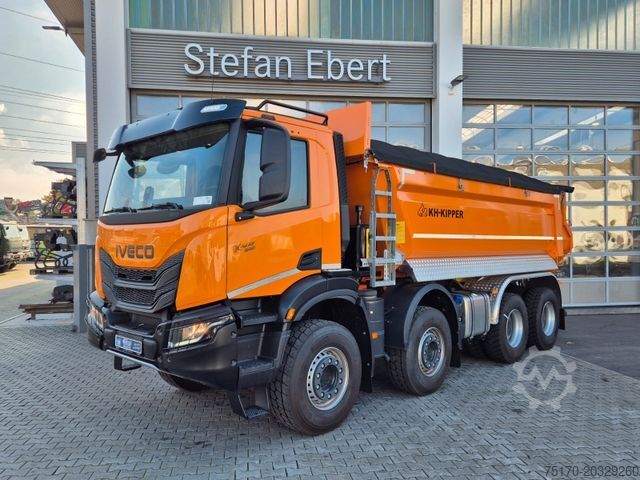 Tipper truck IVECO AD360X54Z HR OFF 8x4 Intarder AHK