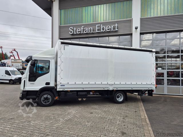 Curtain sider van IVECO Eurocargo ML75E19/P LBW  Spoiler Klima 3 Sitze