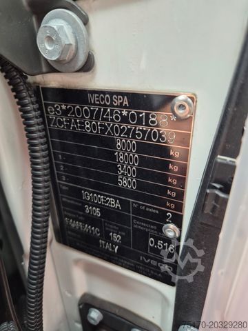 Transporter mit Kipper IVECO Eurocargo ML80E21 Meiller Kipper 2x AHK 3 Sitze