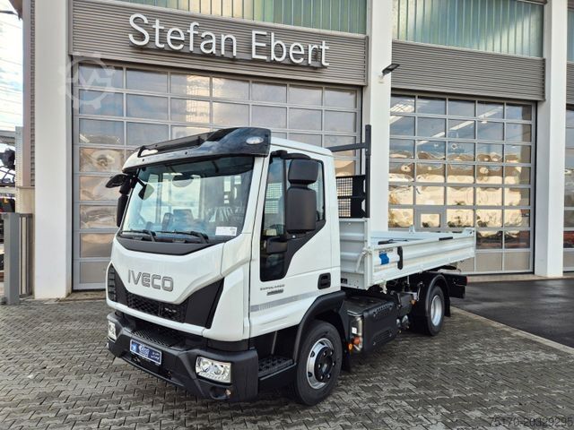 Three-sided tipper truck IVECO Eurocargo ML80E21 Meiller 2x AHK 3 Sitze Klima