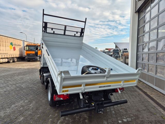 Three-sided tipper truck IVECO Eurocargo ML80E21 Meiller 2x AHK 3 Sitze Klima
