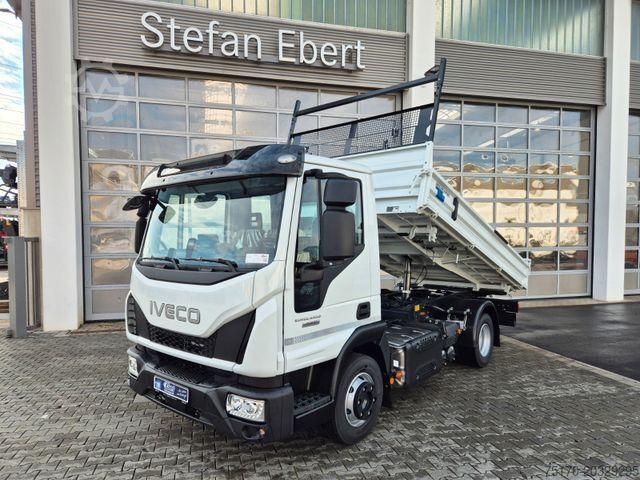 Three-sided tipper truck IVECO Eurocargo ML80E21 Meiller 2x AHK 3 Sitze Klima