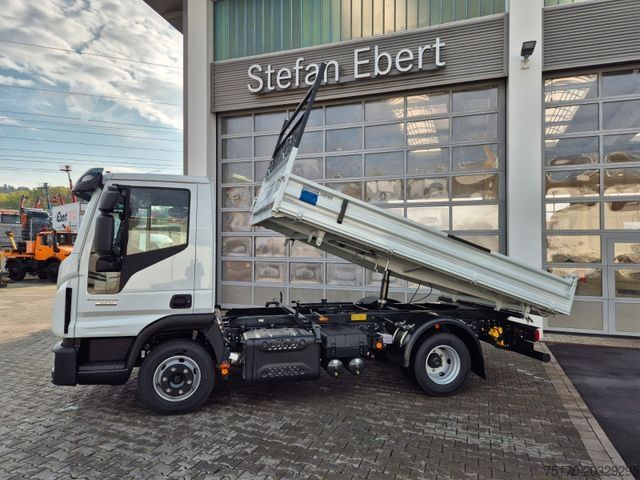 Three-sided tipper truck IVECO Eurocargo ML80E21 Meiller 2x AHK 3 Sitze Klima