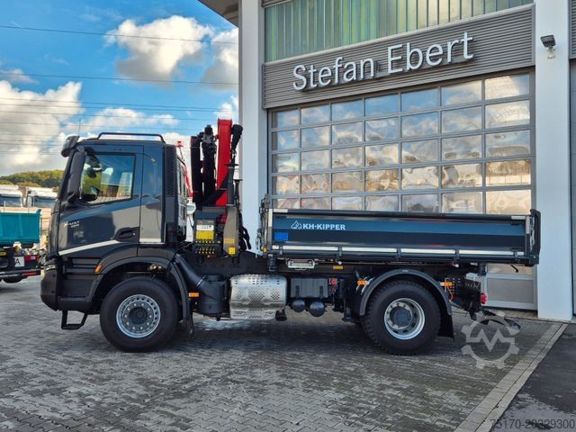 Tipper truck IVECO AD200X46/P HR OFF Palfinger PK 12.501 Funk AHK