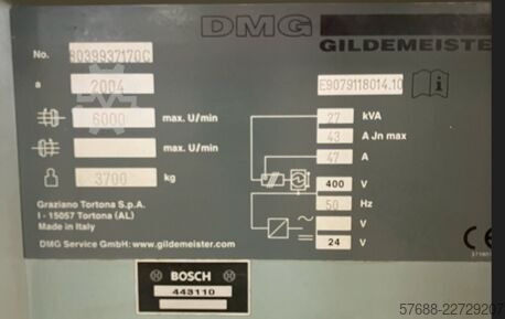CNC-Dreh- und Fräszentrum Gildemeister 