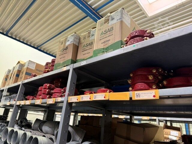 Verrohrung PE, Tyco/Victaulic, etc. Verrohrungsmaterial PE, Tyco/Victaulic, Rohre + Fittings