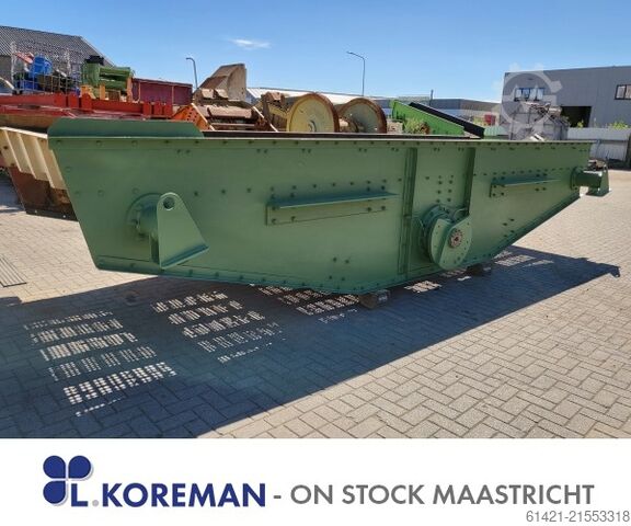 Siebmaschine Binder 19/70-1 Binder Surface: 7000 x 1900 mm – 1 Deck Screening machine Binder 19/70-1