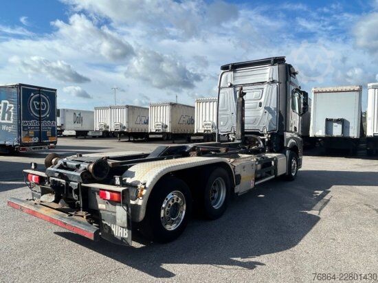 Kipper LKW MERCEDES-BENZ ACTROS 2551 L 6X2 LENK-LIFTACHSE, HIAB-LIFT 2019, E6, RETARDER, CB-FUNK