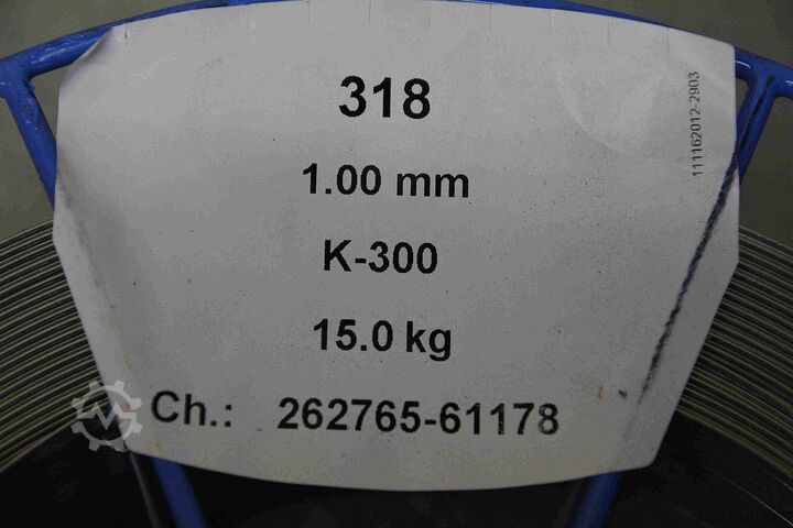 Welding wire 1 mm weight 13 kg unbekannt 318  K-300