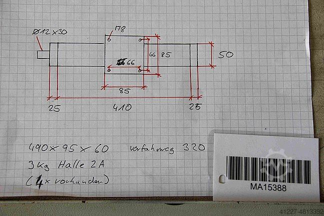 Linear drive, stroke length 320 mm RK Rose+Krieger 301500000460