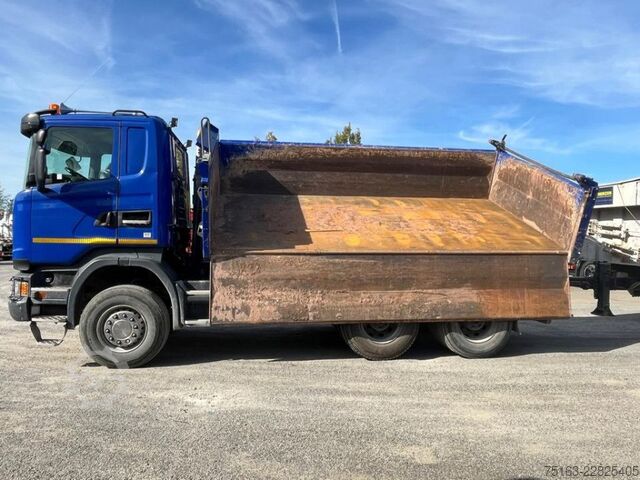 Tipper truck SCANIA R 490 6x4 3-Achs Kipper Meiller Bordmatik