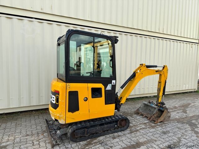 Minibagger JCB 16C-1 /2020 BJ/750 H/verbr. Laufwerk/3xLöffel