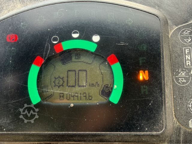 Radlader CATERPILLAR 908H2 / Deutsche Maschine / Schaufel + Gabel