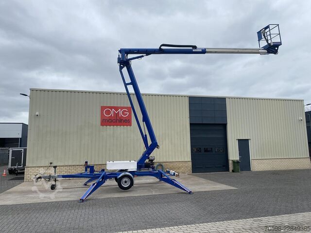 2002 Niftylift 170 HDE, Anhänger-Arbeitsbühne, 17 Meter Arbeitshöhe Niftylift 170 HDE, Aanhanger hoogwerker, 17 meter
