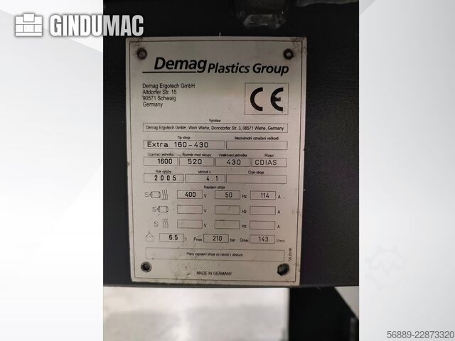 DEMAG Ergotech Extra 160-430 DEMAG Ergotech Extra 160-430