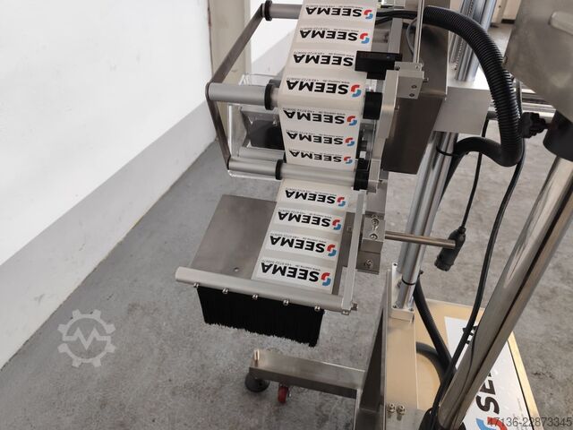 Wheeled self-adhesive labeling station SEEMA 