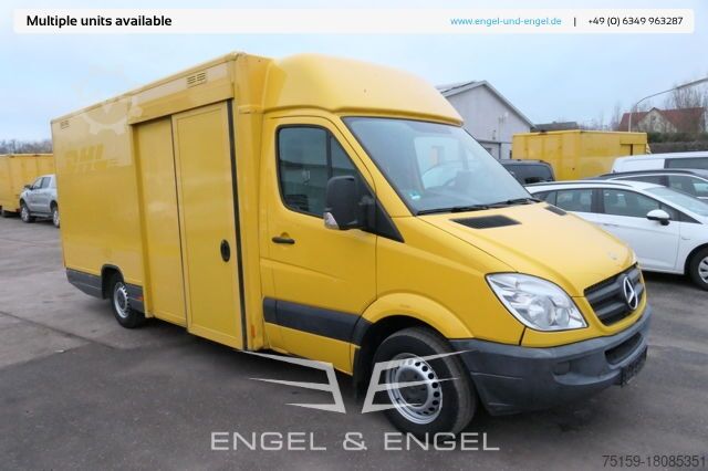 Box van mercedes-benz SPRINTER 310 CDI MAXI EURO-5 KOFFER REGALE KAMERA DURCHGANG