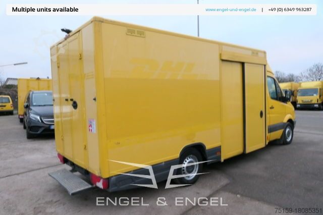 Box van mercedes-benz SPRINTER 310 CDI MAXI EURO-5 KOFFER REGALE KAMERA DURCHGANG