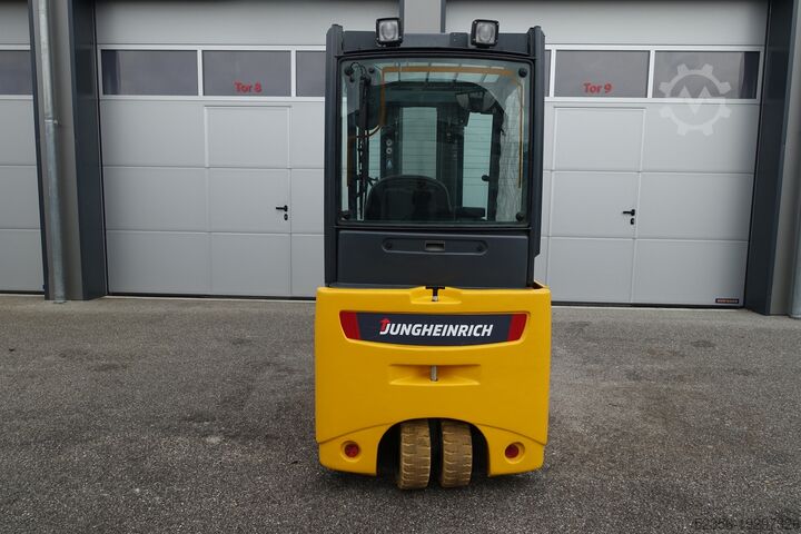 Electric forklift triplex Jungheinrich 1,6t EFG216 TRIPLEX SS Batterie 87%