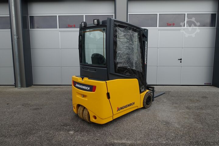 Electric forklift triplex Jungheinrich 1,6t EFG216 TRIPLEX SS Batterie 87%