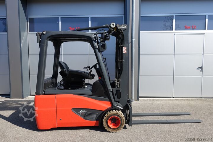 Gabelstapler Linde 1,8t Elektrostapler E18 DUPLEX SS B 86%