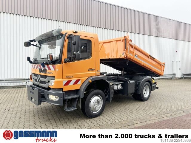 Tipper truck Mercedes-Benz Atego 1624 AK 4x4, Winterdienstausstattung,