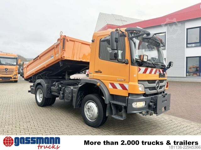 Tipper truck Mercedes-Benz Atego 1624 AK 4x4, Winterdienstausstattung,