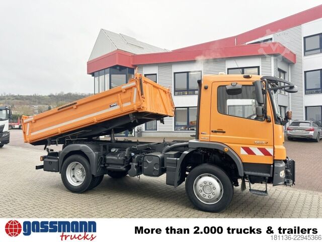 Tipper truck Mercedes-Benz Atego 1624 AK 4x4, Winterdienstausstattung,