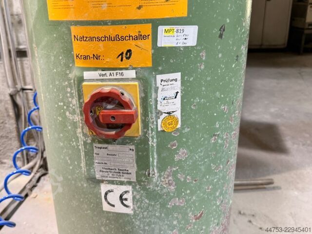 Säulenschwenkkran 2 t - Ausladung 3 m Taucha GSX 2000 - 4/2,7/1
