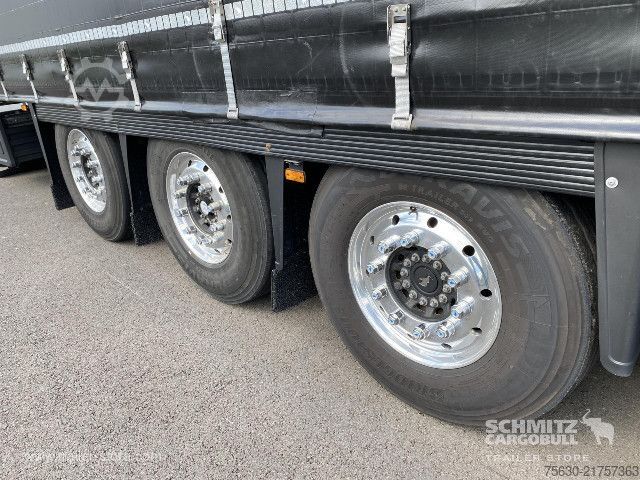 Open semitrailer with tarp Schmitz Cargobull Semitrailer Curtainsider Coil