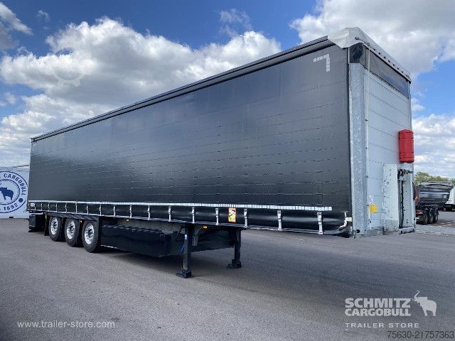 Open semitrailer with tarp Schmitz Cargobull Semitrailer Curtainsider Coil