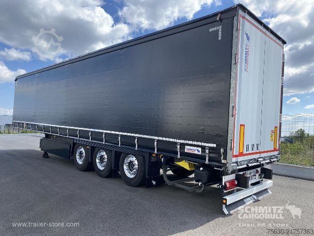 Open semitrailer with tarp Schmitz Cargobull Semitrailer Curtainsider Coil