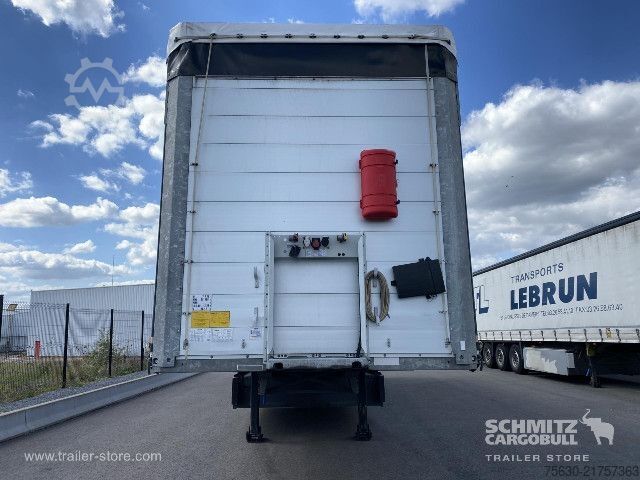 Open semitrailer with tarp Schmitz Cargobull Semitrailer Curtainsider Coil