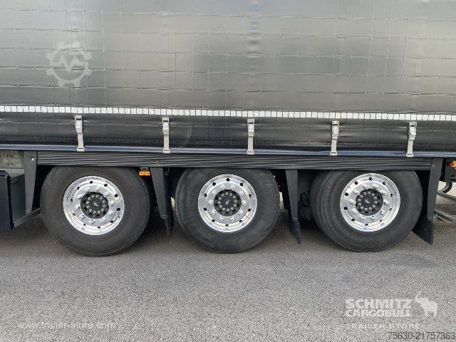 Open semitrailer with tarp Schmitz Cargobull Semitrailer Curtainsider Coil