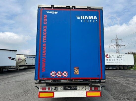 Open semitrailer with tarp KRONE SD 24 TAUTLINER, BPW-ACHSEN,  LIFTACHSE, EDSCHA-VERDECK